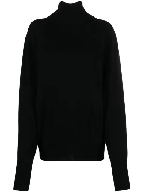 Jil Sander roll-neck cashmere jumper Black J02GP0015J13201