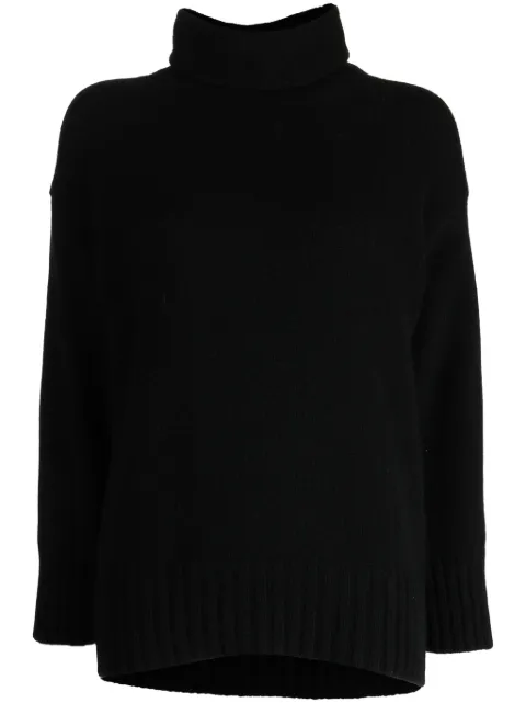 Pringle of Scotland roll-neck cashmere jumper Black PWR952