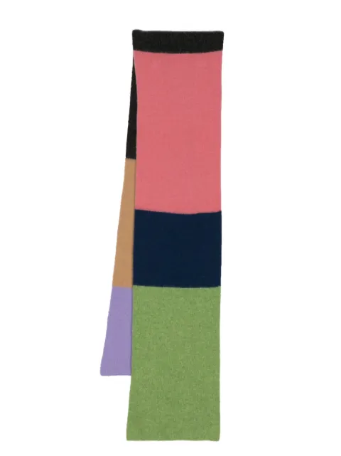 Pringle of Scotland striped brushed cashmere scarf Multicolour PAZ388
