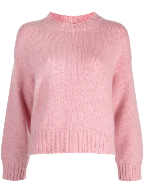 Pringle of Scotland cropped cashmere jumper Pink PWC851
