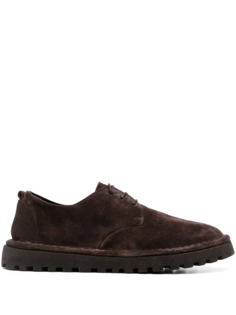 Marsèll Sancrispa Alta suede derby shoes Brown MWG112M186