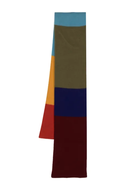 Pringle of Scotland striped lambs wool scarf Multicolour PAZ388