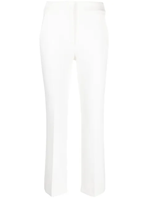 Peserico high-waist straight-leg trousers White P0476501934