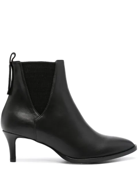 Peserico pointed-toe leather ankle boots Black E39596C0R09943