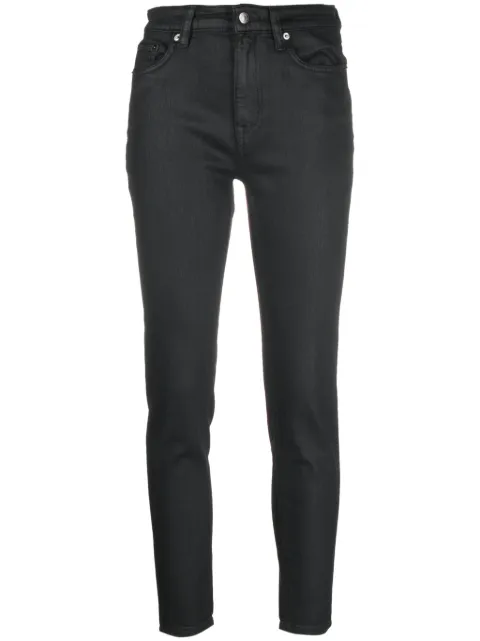 Lauren Ralph Lauren high-rise skinny-leg jeans Black 200918432
