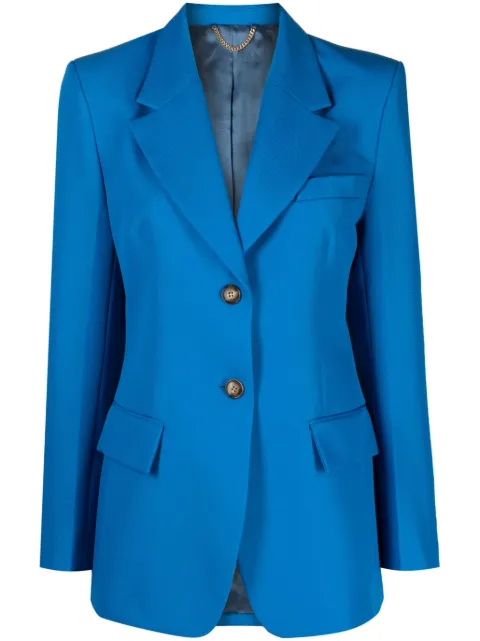 Victoria Beckham single-breasted blazer Blue 1323WJK004714D