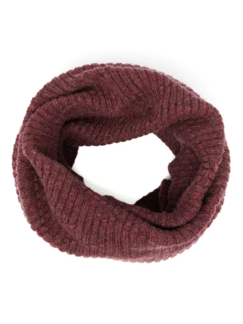 Barrie ribbed-knit cashmere snood Red C174836