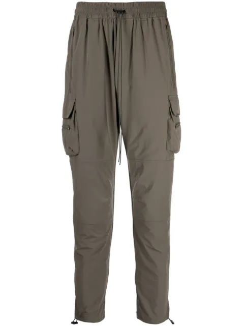 Represent drawstring-waistband track pants Green M0808707