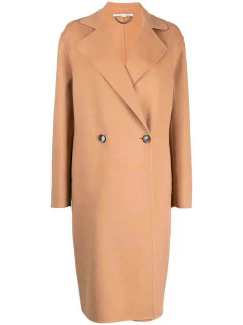Stella McCartney double-breast wool coat Brown 660041SPB05