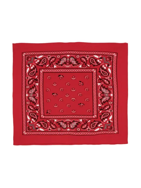 Barrie bandana-print scarf Red C135853