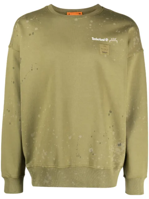 A-COLD-WALL* x Timberland faded-effect sweatshirt Green TB0A6PGWDY4