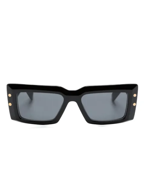 Balmain Eyewear Imperial square-frame sunglasses Black BPS145A53BLKGLD