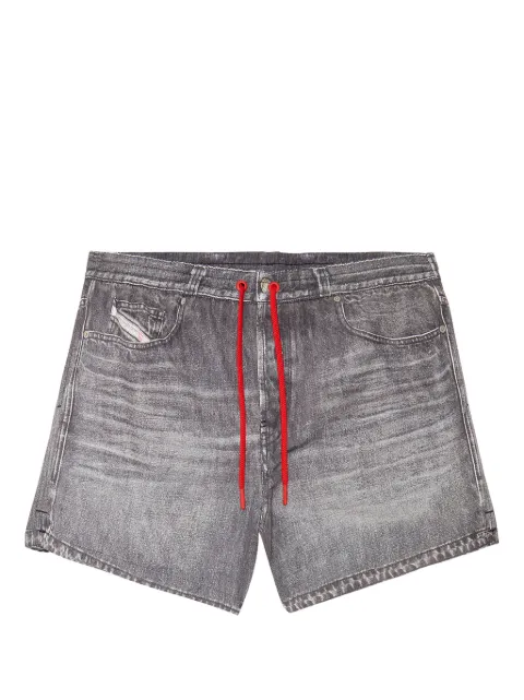 Diesel Bmbx-Nico denim-print swim shorts Grey A096820CJAW