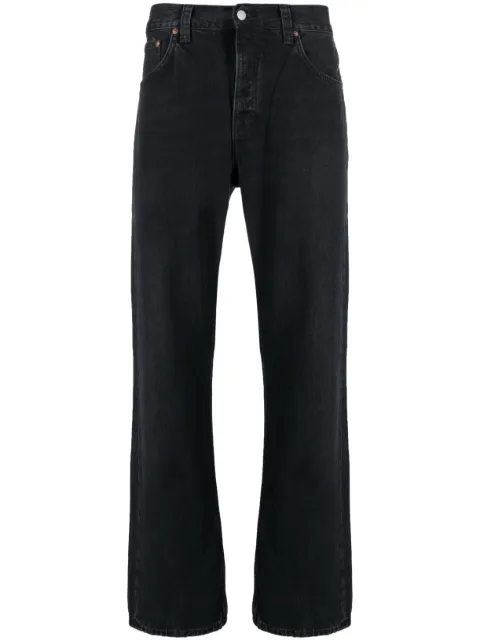 Nudie Jeans Rad Rufus straight-leg jeans Black 113906
