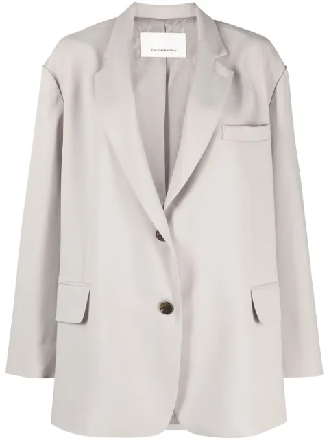 The Frankie Shop Bea oversized blazer Grey OBLBEA103