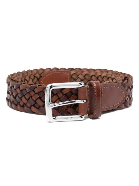 Polo Ralph Lauren Polo Pony braided leather belt Brown 405898674002