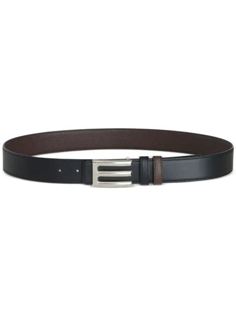 ETRO logo-buckle leather belt Black 1P0562207