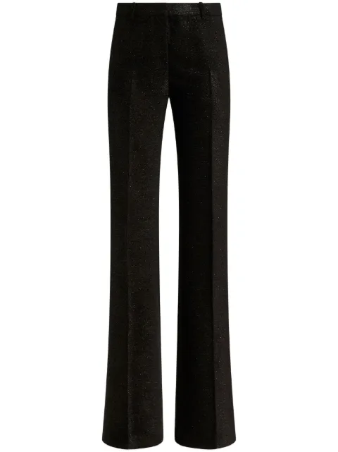 ETRO glittered tailored trousers Black 115600488