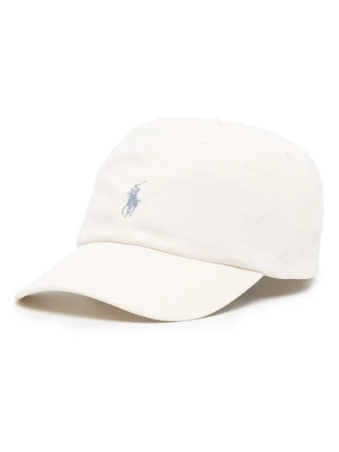 Polo Ralph Lauren logo-embroidered cotton baseball cap Neutrals 710667709108