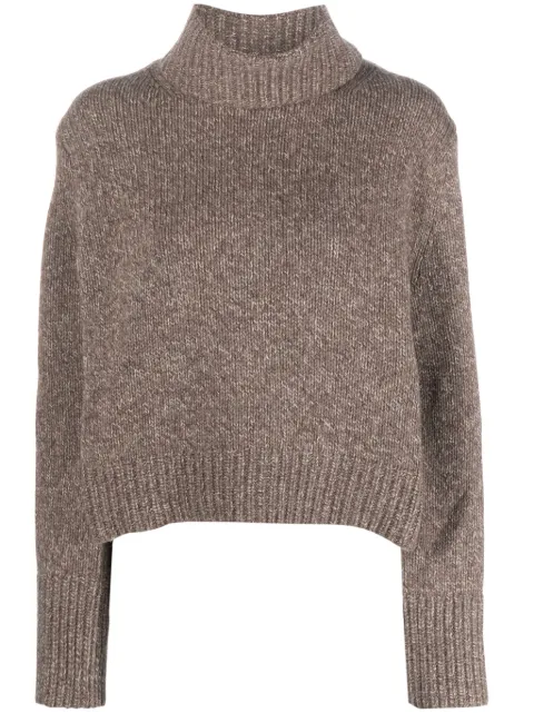 Polo Ralph Lauren roll-neck mélange jumper Brown 211916855004