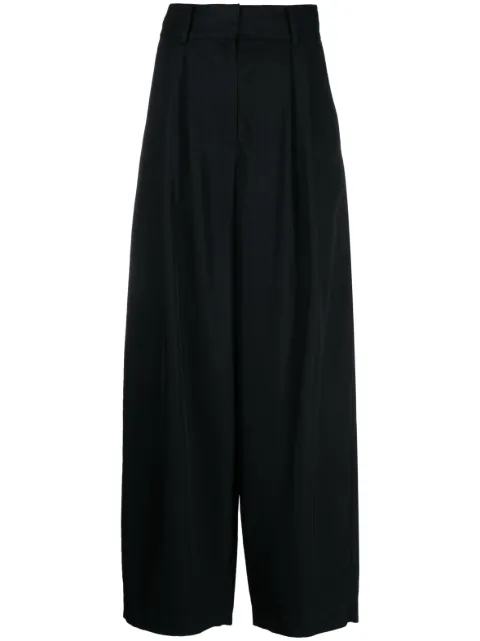 By Malene Birger Piscali high-waist trousers Black Q71875021Z