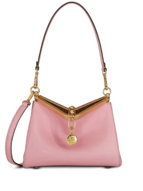 ETRO Vela leather shoulder bag Pink 1P0552192