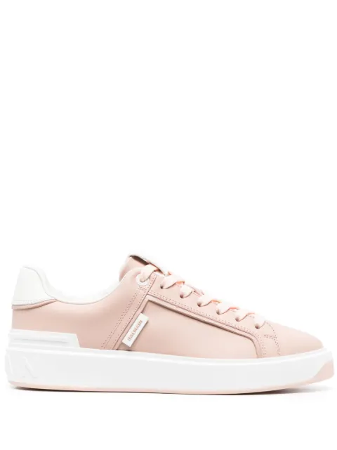 Balmain B-Court leather sneakers Pink AN0VI712LTPB
