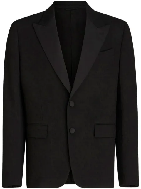 ETRO patterned-jacquard evening blazer Black 1G5530104