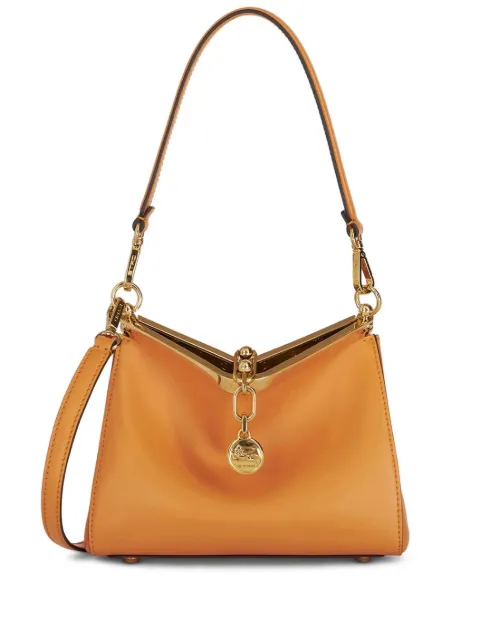 ETRO Vela leather shoulder bag Orange 1P0552192