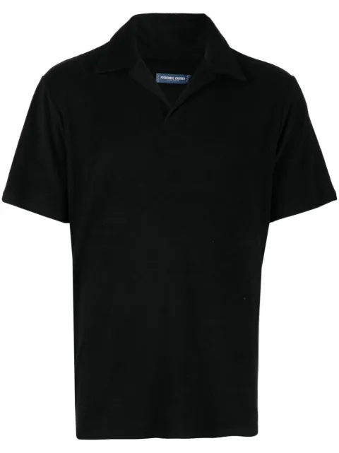 Frescobol Carioca classic polo shirt Black 201402