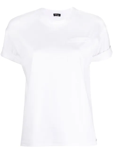 Kiton patch-pocket cotton T-shirt White D55426H080510100J