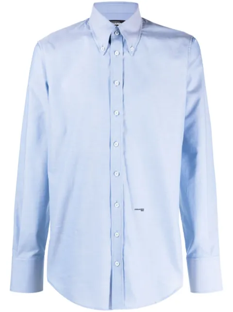 DSQUARED2 easy slim 70's B. Down shirt Blue S74DM0708S47420