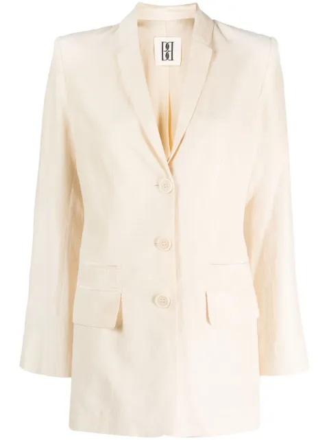 By Malene Birger Porter single-breasted blazer Neutrals Q71784004