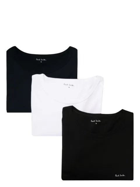Paul Smith logo-print organic cotton T-shirt White M1A389M3PK