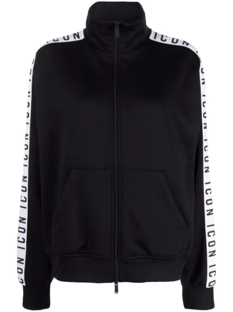 DSQUARED2 Icon funnel-neck zip-up jacket Black S80HG0002S25497