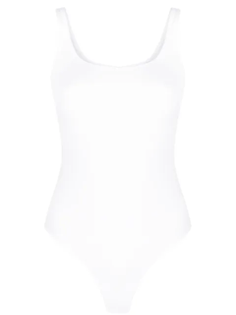 Wolford Jamaika stretch-cotton bodysuit White 75085