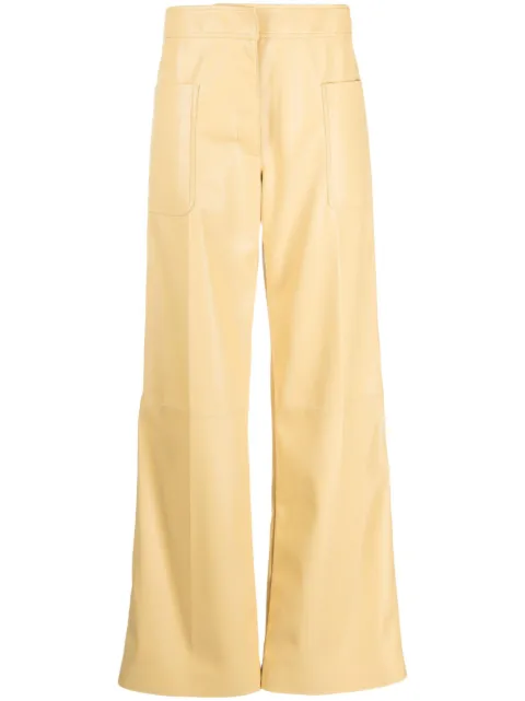 Stella McCartney Alter Mat wide-leg trousers Yellow 6401253BU393
