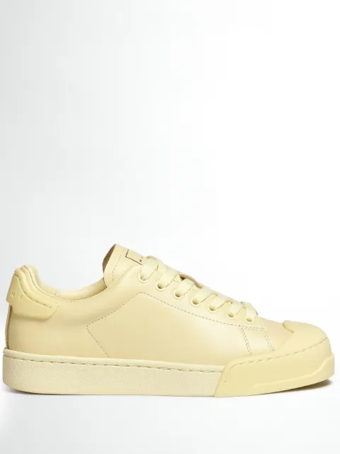 Marni Dada Bumper leather sneakers Yellow SNZW013801P5703