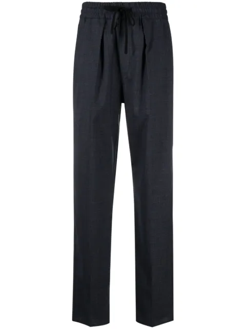 MARANT ÉTOILE Priska high-waisted trousers Blue PA0170FAA3F29E