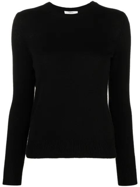 Vince long-sleeve crew-neck jumper Black V957479434