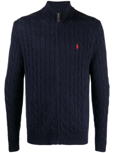 Polo Ralph Lauren cable-knit cotton cardigan Blue 710899975001