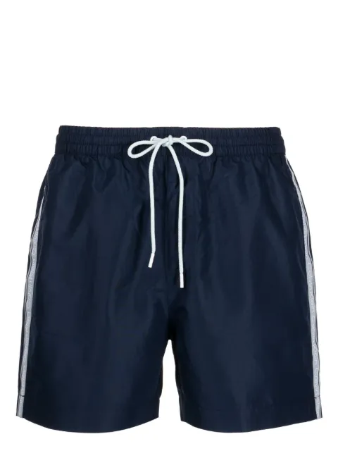 Calvin Klein logo-tape swim shorts Blue KM0KM00810DCA
