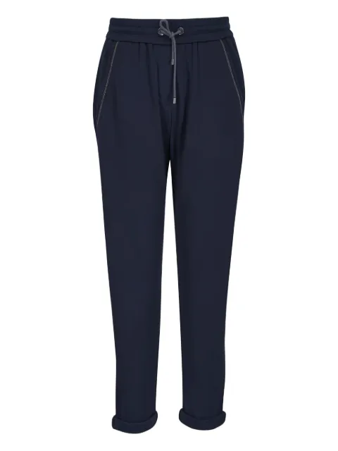 Brunello Cucinelli drawstring track pants Blue MD828SB899C8366