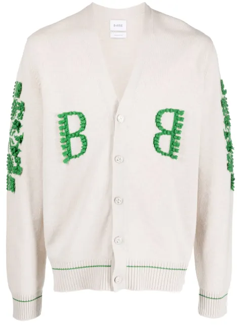Barrie 3D-knit cashmere cardigan Neutrals C104244