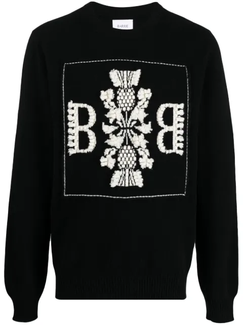Barrie 3D-knit cashmere jumper Black C104353