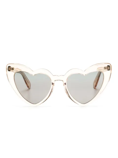 Saint Laurent Eyewear heart-frame tinted sunglasses Neutrals SL181LOULOU