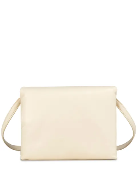 Marni Prisma leather clutch bag Neutrals PHMO0032U0P5298