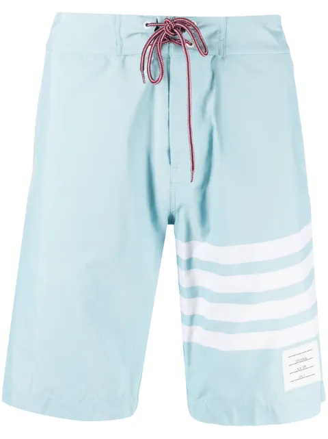 Thom Browne 4-Bar board shorts Blue MTT029A07538