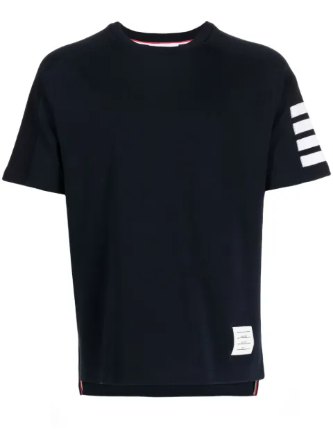 Thom Browne milano cotton 4-Bar tee Blue MJS246A07323