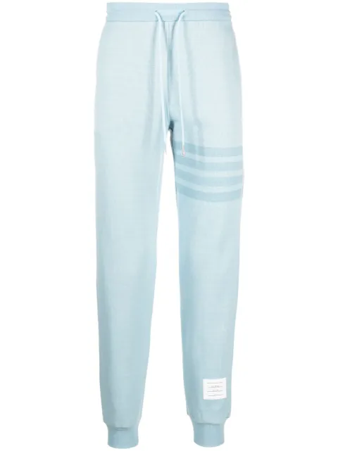 Thom Browne 4-Bar stripe track pants Blue MJQ160AJ0051